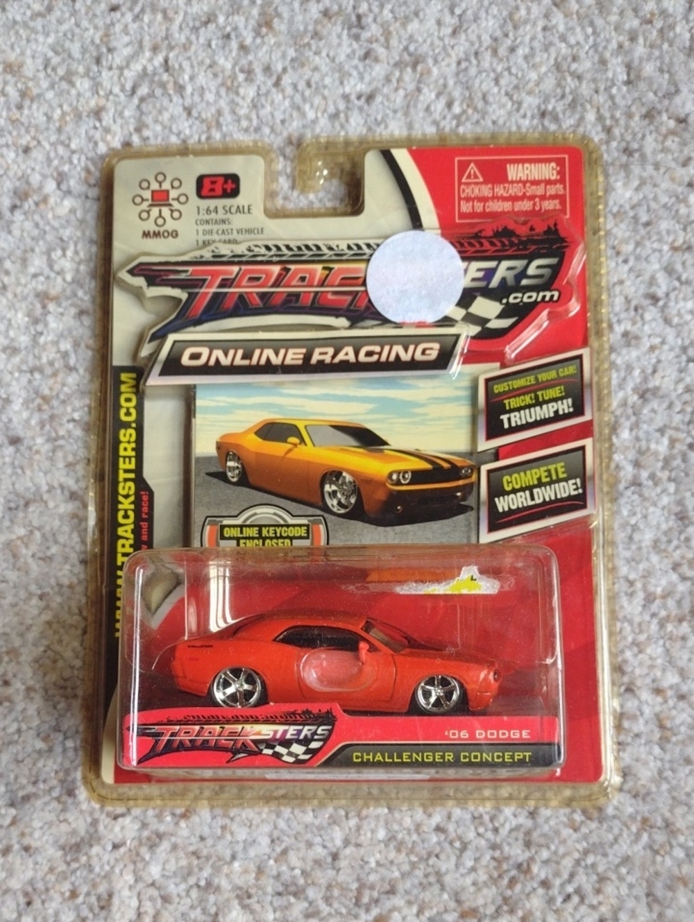Tracksters Online Racing '06 Dodge Challenger Concept - Red